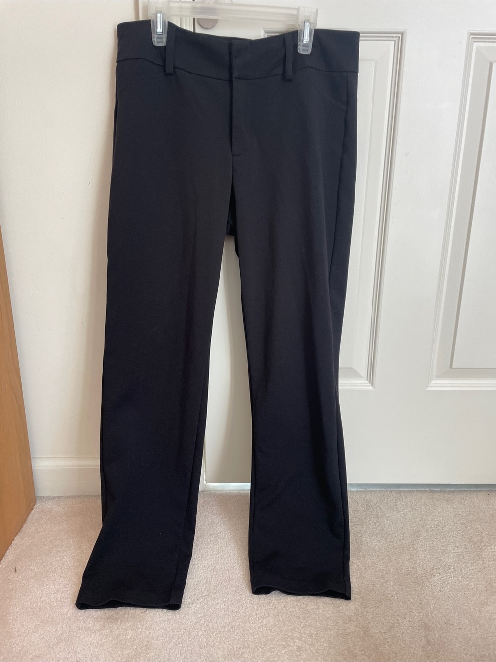 MICHAEL Michael Kors Black Women's Straight-Leg Dress Pants